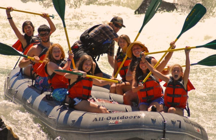 raft the american river on teen adventure