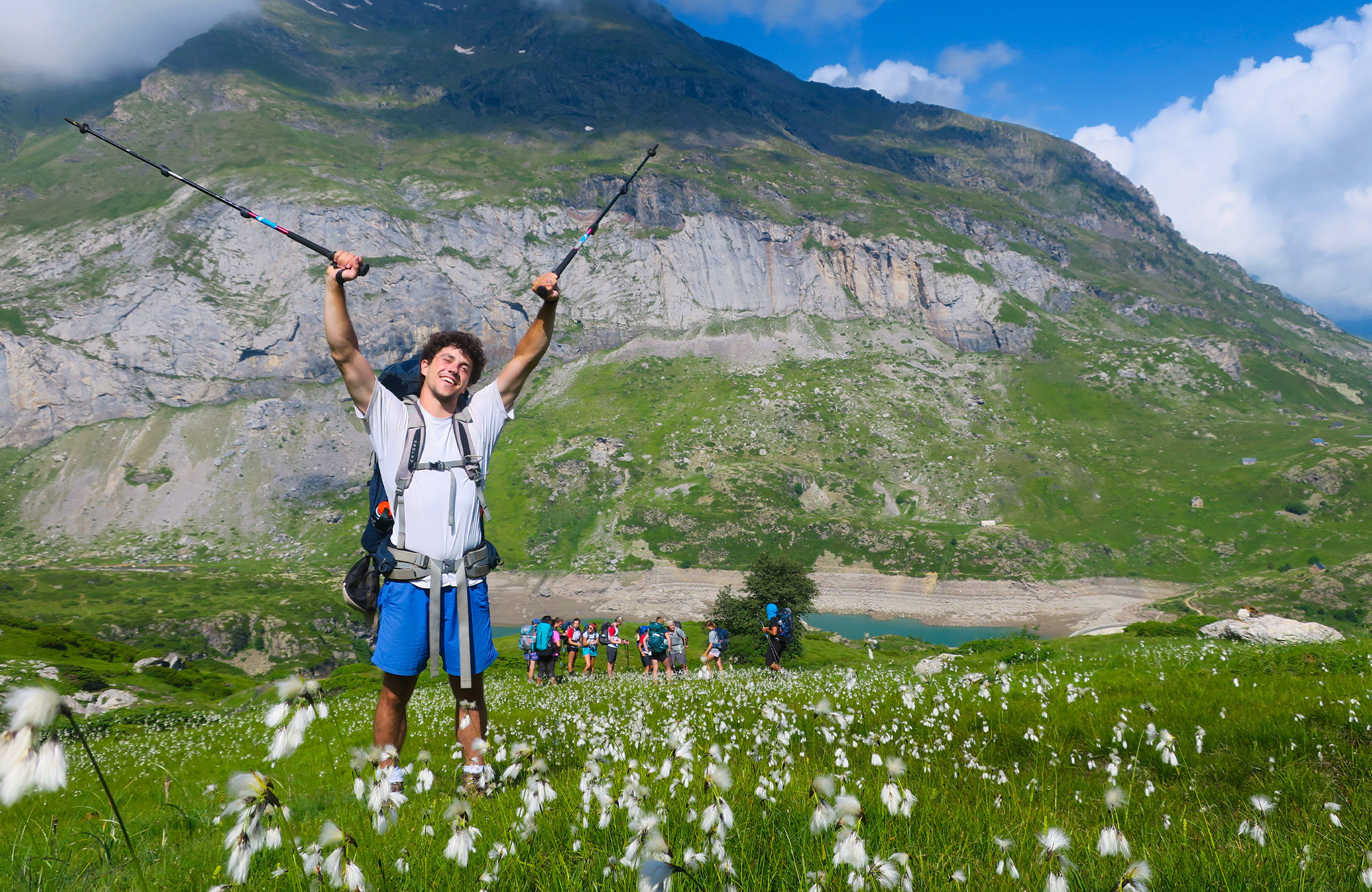 Accomplishment on the hiking trail with Moondance Adventures