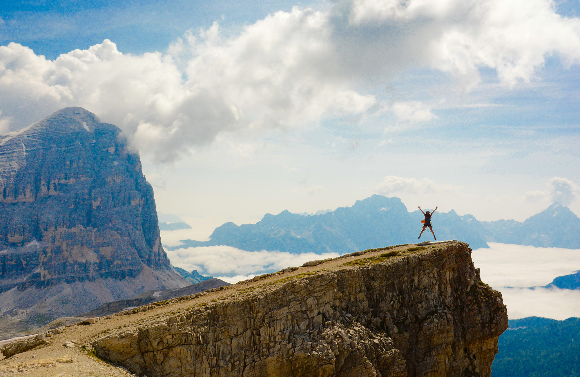 On top of the world on Moondance Adventures