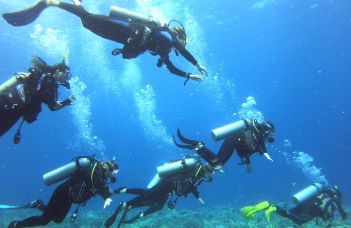 Moondance scuba diving teen trip
