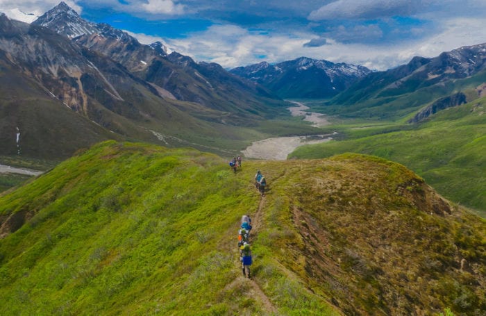Alaska hiking trails on Moondance